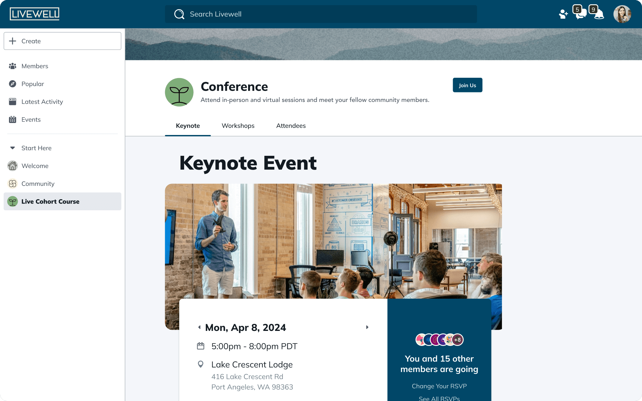Events Desktop