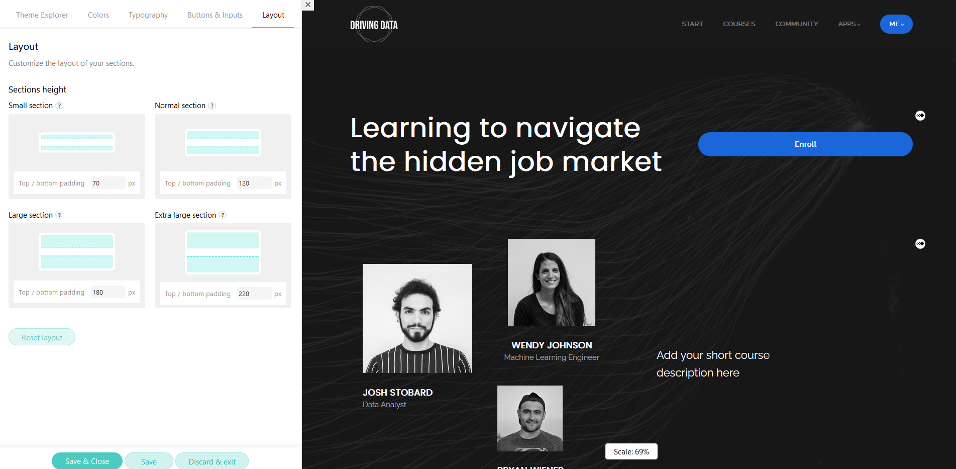 LearnWorlds Page Builder