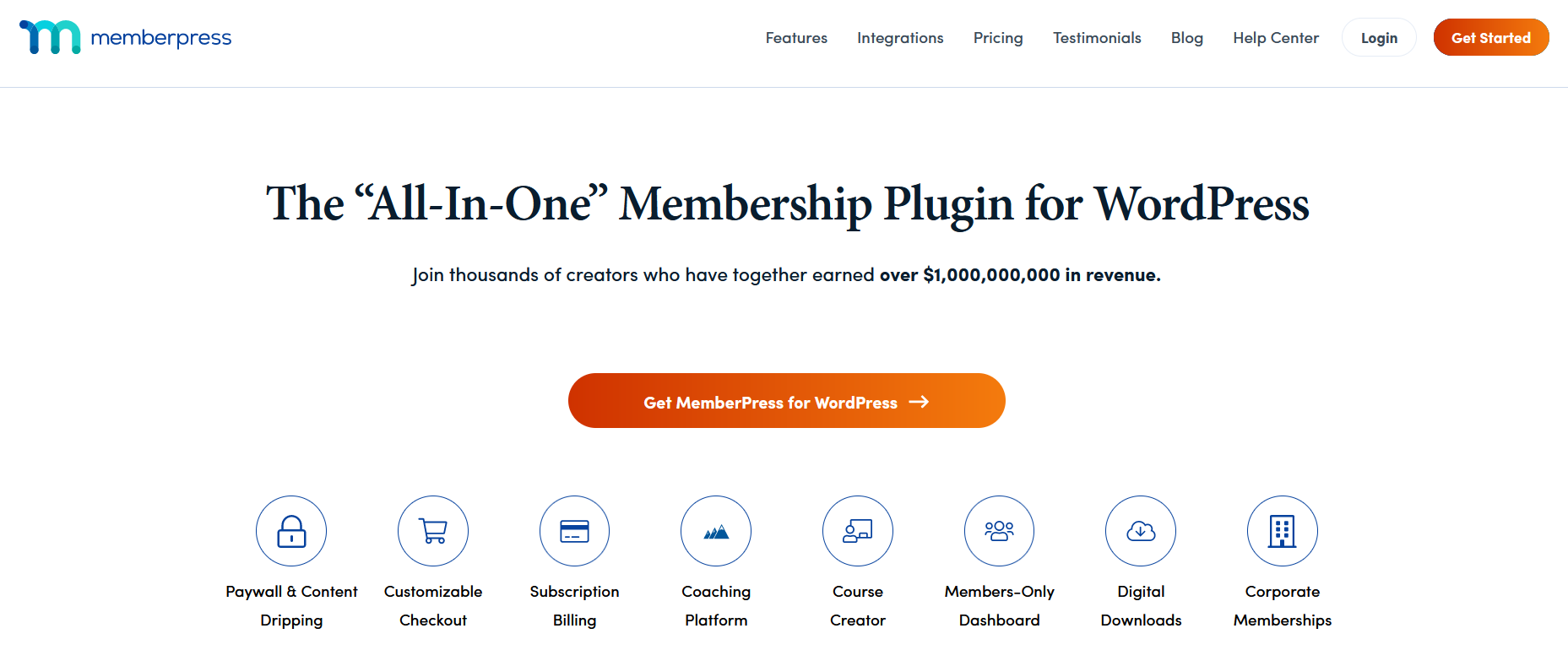 memberpress homepage