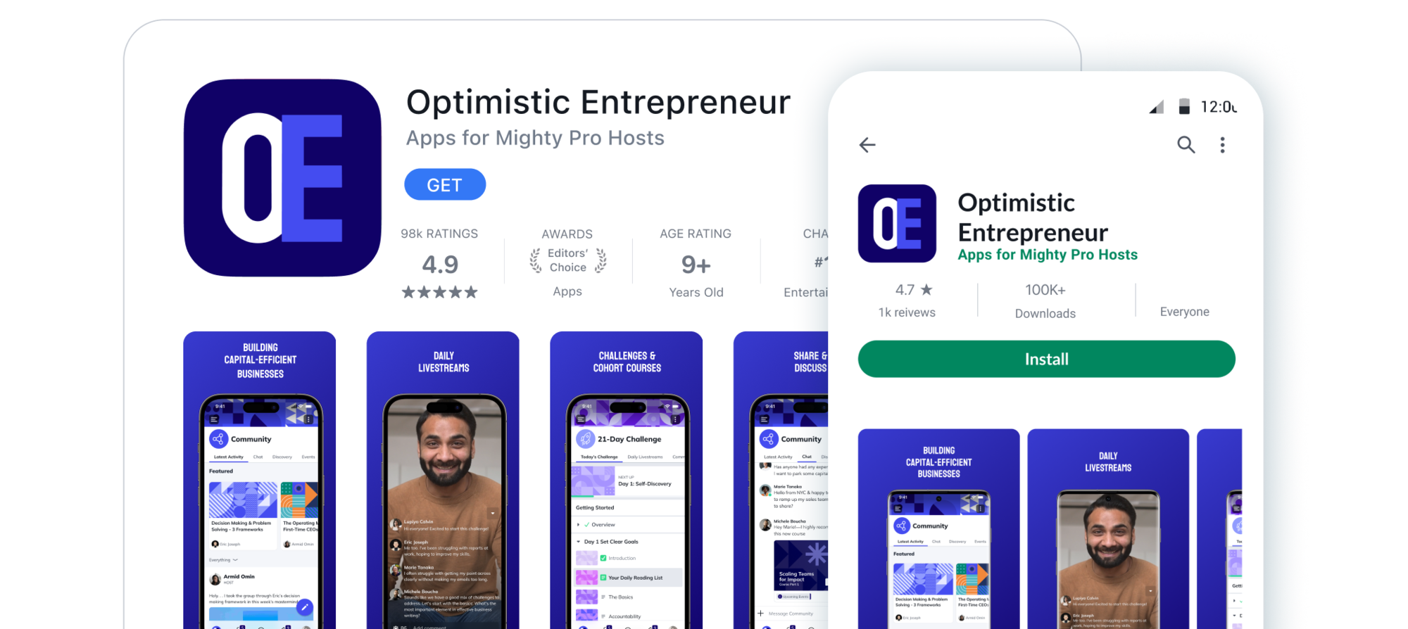 Pro Homepage - Story Card - No code no maintanence 