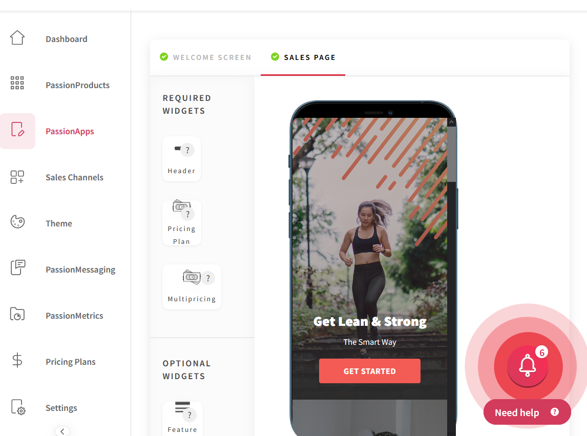 passion.io - app builder